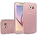 PASONOMI Galaxy S6 Case, [Ultra Slim] Premium TPU Gel Rubber Soft Skin Silicone Protective Case Cover for Samsung Galaxy S6 (Transparent Pink)