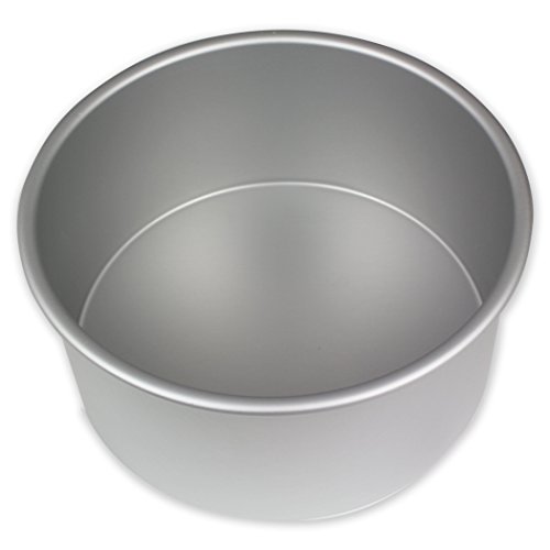 PME RND074 Round Seamless Professional Aluminum Baking Pan, 7