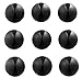 Cable Organizer Clips, 3M Self Adhesive for Strong Hold, Best Wire Management Solution for Your Car, Computer, Desktop, Cell Phone, iPhone Charger, USB Cord, 9 Pack, Matte Black, Multipurpose Clip