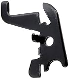 Wall Control Pegboard Standard Slotted Hook Pack - Slotted Metal Pegboard Hooks for Wall Control Pegboard and Slotted Tool Board - Black