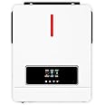 Y&H 3600W Solar Inverter 24VDC to 110V/120VAC Pure Sine Wave Hybrid Inverter With120A Mppt Solar Controller,Two AC Output, Max PV Power 4200W Input, for Lead Acid Lithium Battery and Battery-Free Use