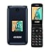 Alcatel Cingular Flip 2 4G LTE FlipPhone Bluetooth WIFI MP3 Camera Good for Elderly - GSM Unlocked (Renewed)