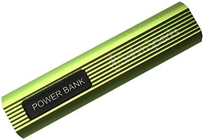 SahmSparks YLY0100 Lipstick 2600mAh External Battery Power Bank for Smart Phones and Tablets - Light Green