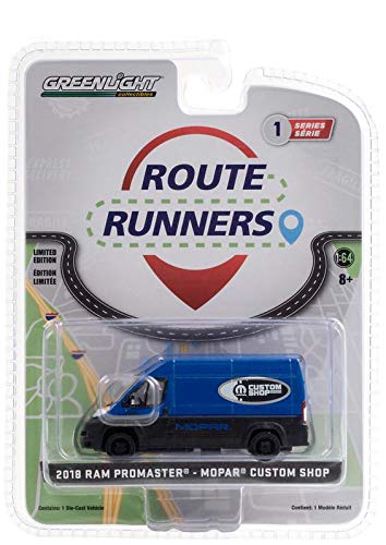 Greenlight 1:64 Route Runners Series 1-2018 Dodge Ram ProMaster 2500 Cargo High Roof - Custom Shop 53010-C