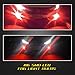YaaGoo H10/9140/9145 red LED Fog DRL Driving Lights bulbs,Replacement of Halogen,360 degree bright,2pcs