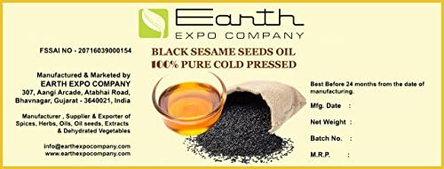 BLACK SESAME SEED OIL - 100G - 3.38 OZ