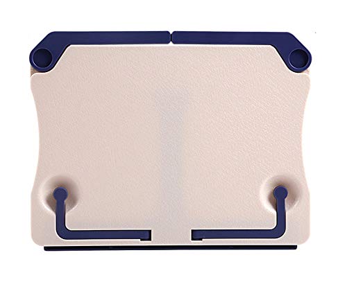 Tabletop Music Stand Holder with Shelf and Clip Foldable for Sheet Music, Book Reading, Cook Book
