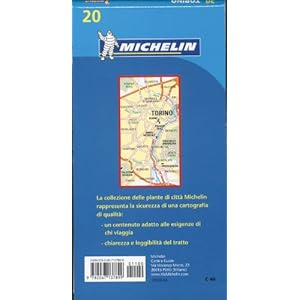 Torino (Turin) Town Plan with Index (Michelin City Plans)