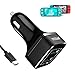 Car Charger for Nintendo Switch and Switch Lite, YCCTEAM QC3.0 High Speed Switch Car Charger with Two-Port USB Adapter, 6.6Ft Type C Charging Cable forTravel Charging
