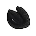 Flammi Men Women Foldable Ear Warmers Behind Head Earmuffs (Knit/Black Grey)