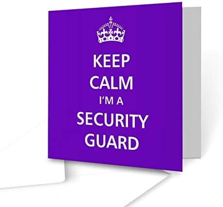 Keep Calm - I'm A Security Guard - Square Greeting Card
