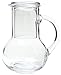 Circleware Oasis Bedside Carafe and Glass Set, One 36 Ounce Glass Pitcher and 8 Ounce Drinking Glass, Limited Edition Glassware Drinkware
