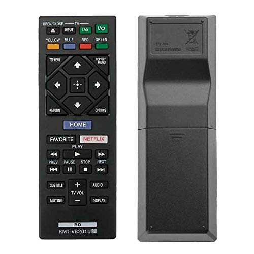 Replacement RMTVB201U Remote for Sony Bluray DVD Player BDPS1700CA
