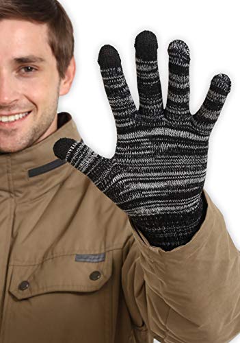 Touchscreen-Magic-Gloves-Lightweight-Warm-Thermal-Knit-Winter-Gloves-Designed-for-Texting-Driving-Hiking-Running-Cycling-and-Casual-Wear-3-Finger-Touch-Screen-Technology-Fits-Men-Women