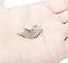 FUNRUN 15PCS 20G Stainless Steel Body Jewelry Piercing Nose Rings Studs Pins Crystal Piercing Set Colored CZ