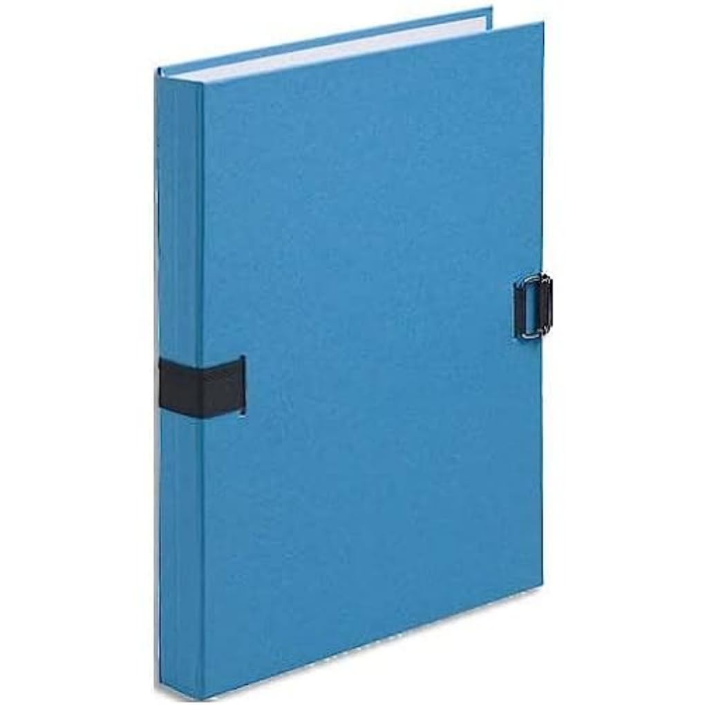 Exacompta - Ref 38005H - Forever Collection - Expanding Folder - 240 x 320mm in Size, Elastic Fastener, Suitable for A4 Documents, Expands Up To 13cm - Light Blue
