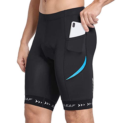 BALEAF Men's Bike Cycling Shorts 3D Padded Pockets Bicycle Riding Pants