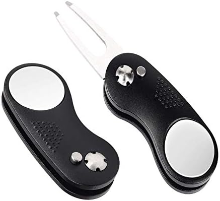 DREAM HORSE Golf Divot Repair Tool Metal Durable Strip Golf Divot Repair Tool Foldable Magnetic Stainless Steel Switchblade DREAM HORSE Golf Divot Repair Tool Metal Durable Strip Golf Divot Repair Tool Foldable Magnetic Stainless Steel Switchblade