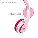 Elecder i41 Kids Headphones, Headphones for Kids Children Girls Boys Teens Foldable Adjustable On Ear Headphones with 3.5mm Jack for iPad Cellphones Computer MP3/4 Kindle Airplane School Pink/Purplethumb 3