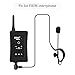 Microphone Ear Hanging Headphones Football Match Referee Microphone Headphones Motorcycle Intercom Headsets Available for EJEAS Motorcycle Intercom V6/FBIM, 3.5mm