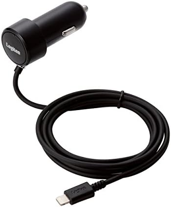 ロジテック カーチャージャー 車載充電器 カー用品 Iphone Ipad Ipod 対応 Lightningケーブル 1 5m 2 4a ブラック Lpa Ccl02bk ロジテック カーチャージャー 車載充電器 カー用品 Iphone Ipad Ipod 対応 Lightningケーブル 1 5m 2 4a ブラック Lpa Ccl02bk