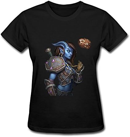 XINGYUNA Paladin Draenei Of Wow Tee Shirts For Women XXL Black