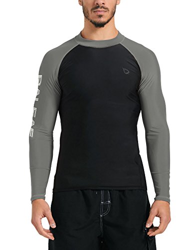 Baleaf men s basic long sleeve rashguard uv sun protection athlet…