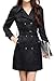 Wantdo Women's Double-Breasted Trench Coat with Belt