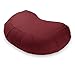 Node Fitness Organic Cotton 17″ Crescent Meditation Cushion – Burgundythumb 1