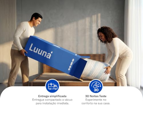 Colchão Queen Luuna Original Cooling Firme 26cm, 4 camadas, 10 Anos gar