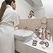 BOACAY Hanging Travel Toiletry Bag for Women and Men, Makeup Bag, Bathroom & Shower Organizer Kit for Accessories, Cosmetics, Travel Essentials