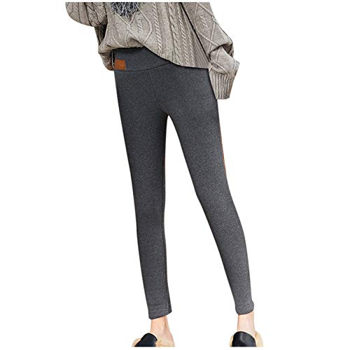 HIKO23 Womens Casual Sherpa Fleece Lined Warm Leggings Plus Size