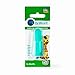 Brilliant Baby Finger Toothbrush - Silicone Gum Massager - Age 3 Months Old and Up, Dental Hygiene Essentials for Newborns through Toddler, Green, 1 Count (00553_GRN)