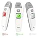 Baby Thermometer Forehead and Ear,KUMEDA Clinical Medical Digital Thermometer Quick Read, No Touch With Fever Warning, Mute Function for Baby, Children and Adults -FDA and CE Approved.