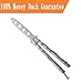 Practice Butterfly Knife, Ibetter Stainless Steel Balisong Trainer Unsharpened Blade with Spring Latch, Smooth Action Butterfly Knife Trainer