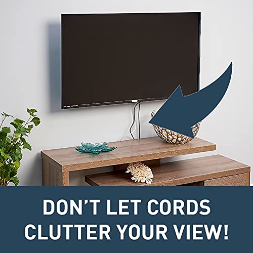 Wiremold Cable Management Kit, Wire and Cable Cover for Wall Mount Flat