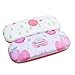 Beautyflier Pack of 2 Fruit Print Hard Shell Frame Glasses Case Eyeglasses Storage Box Reading Glasses Protector Container (Apple & Peach)