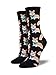 Socksmith Women's Corgi Crew Socks, black