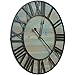 Sorbus 16-Inch Large Wall Clock - Centurian Roman Numeral Style - Modern Home Decor - Metal Wood Decorative Analog Clock