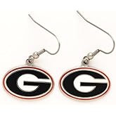 University Of Georgia Dangle Earrings