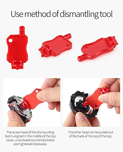 Hityblty Bay Battle Burst Avatar Attack Battle Set with Two String Launcher and Grip Starter Set
