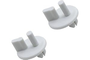 WULANKD 2 Pack 241993101 Crisper Cover Supports, Refrigerator Shelf Parts for Frigidaire/Sears/Kenmore - Refrigerator Shelf Bracket Replace 1513081 240350802 AH2358879 AP4393090 EA2358879 PS2358879