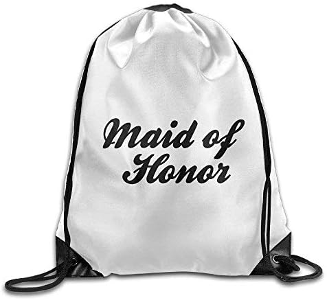 HIDFAA Drawstring Bag Fashion Drawstring Gym Maid of Honor String Bag Drawstring Backpack