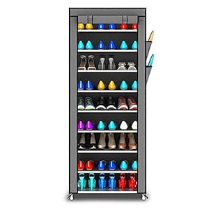 PAffy 9 Layer Portable Multi Utility Shoe Rack Organizer(Multicolour)