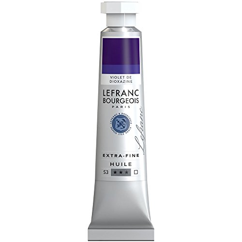 Lefranc Bourgeois 404955 Extra fijne Lefranc olieverf met hoogwaardige kunstenaarspigmenten, lichtecht, verouderingsbestendig - 20ml Tube, Dioxazine Violet