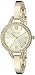 SO&CO New York Women's 5088.3 SoHo Crystal Accent Quartz Stainless Steel 23K Gold-Tone Bangle Watch