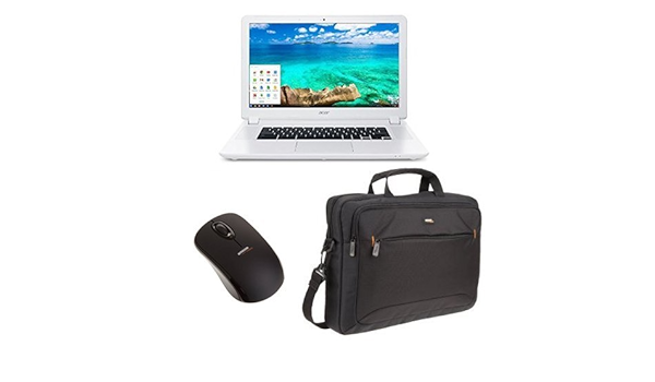 Amazon Com Acer Chromebook 15 Cb5 571 C1dz 15 6 Inch Full Hd Ips 4gb Ram 16gb Ssd Amazonbasics Wireless Mouse Amazonbasics 15 6 Inch Laptop Bag Set Computers Accessories