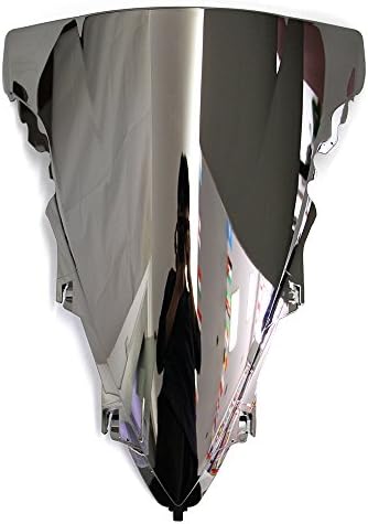 OyOCycle Windshield for Yamaha YZF R1 2009-2014 YZFR1 Double Bubble Windscreen Wind Deflector Wind Splitter