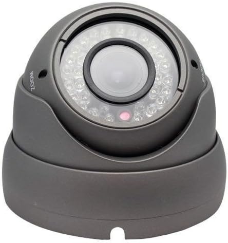 1/3" Sony Sensor 1200TVL Dome Security Camera CCTV 720p HD Vandalproof IP66 Varifocal 2.8-12mm Metal Gray