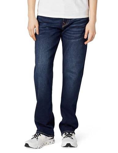 True Religion Men's Ricky Single Needle Straight Leg Denim Jeans for Men, Class…